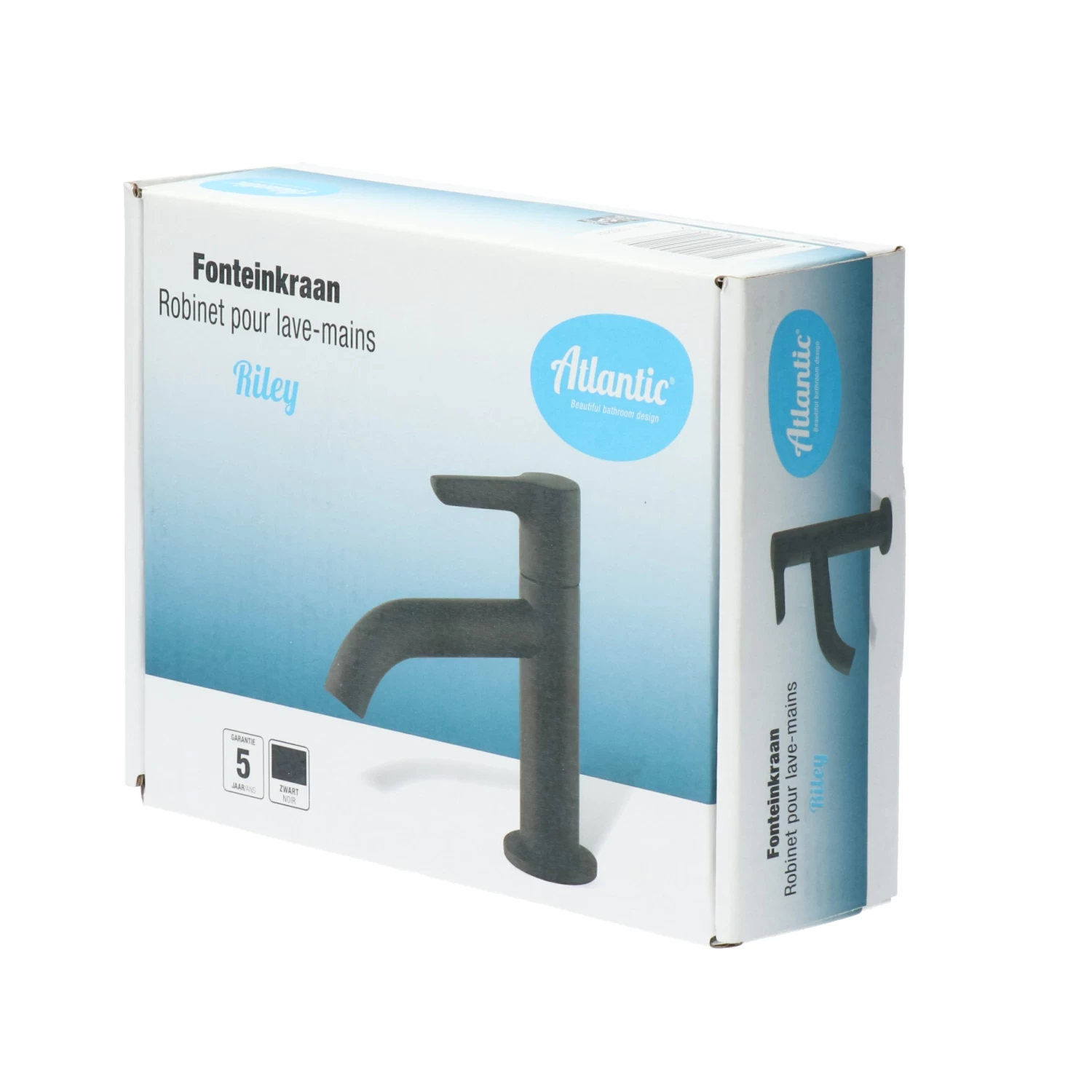 Atlantic Riley éénhendel Fonteinkraan Zwart - Afbeelding 10