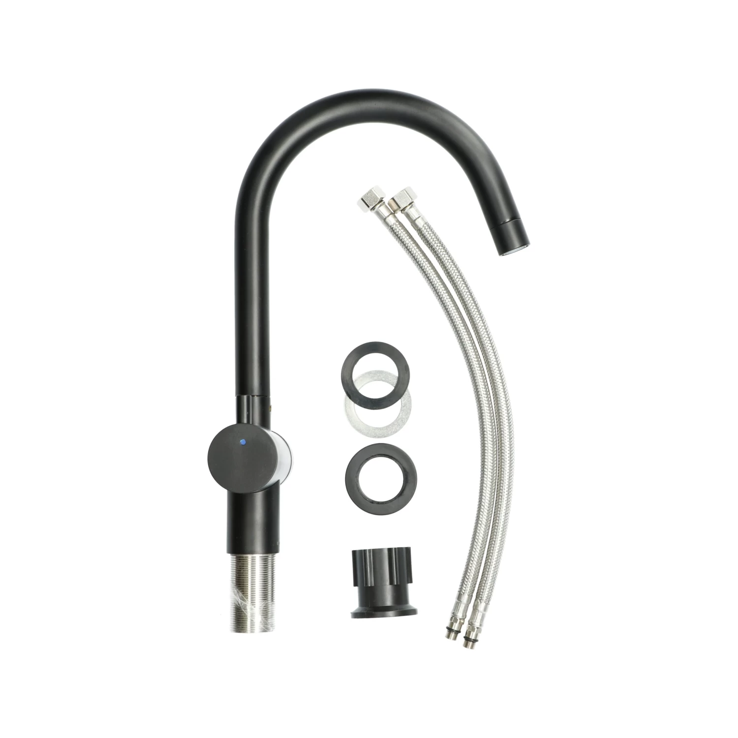 Atlantic Adrian 2-knops Keukenkraan Zwart - Afbeelding 9