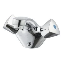 OK 2-knops Wastafelkraan Chroom