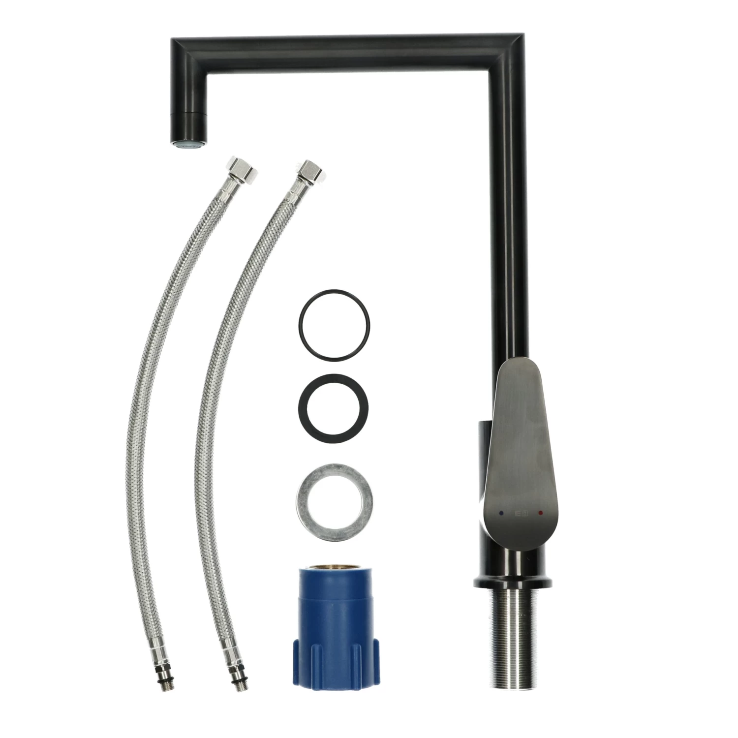 Absolut Fasso éénhendel Keukenkraan Grafiet - Afbeelding 10