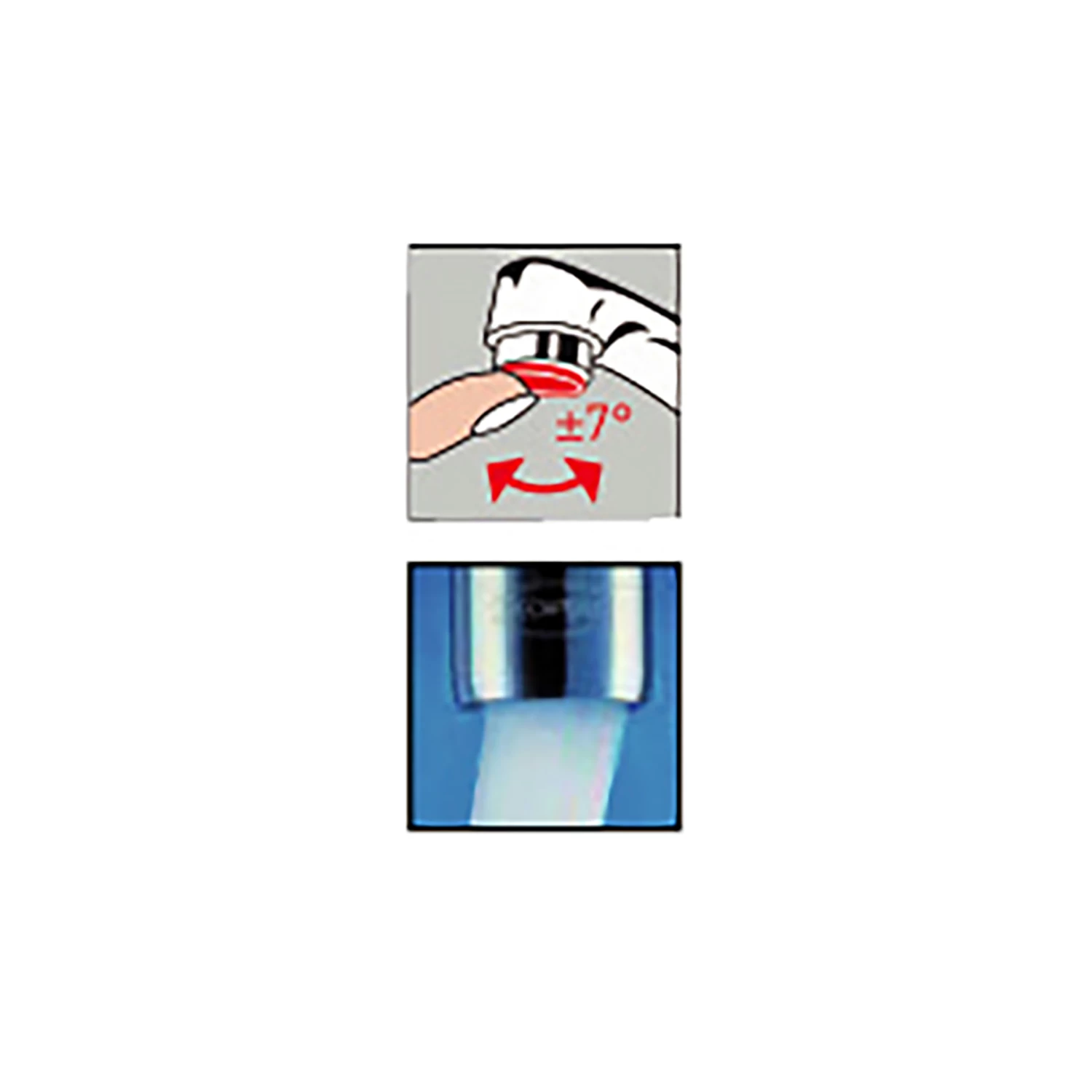 Tiger Eco Straalregelaar Wastafelkraan Kantelbare M22 - Afbeelding 4