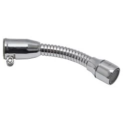 Sanivesk Kraanslang Universeel + Slangklem Chroom