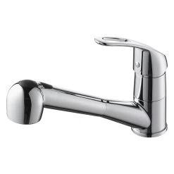 Handson Ralph éénhendel Keukenkraan Met Lage Uitloop Met Handdouche Chroom