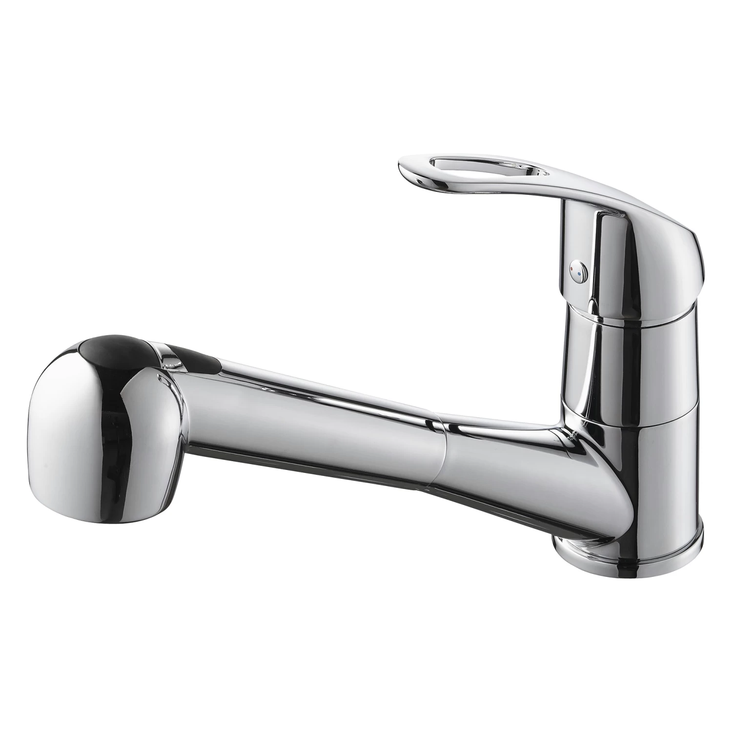 Handson Ralph éénhendel Keukenkraan Met Lage Uitloop Met Handdouche Chroom