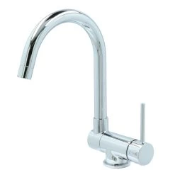 Atlantic Carson éénhendel Inklapbare Keukenkraan Chroom