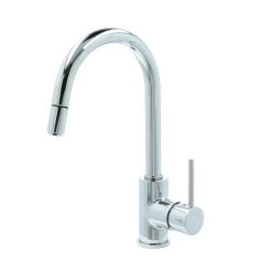 Atlantic Jeremy éénhendel Uittrekbare Sproeikop Keukenkraan Chroom