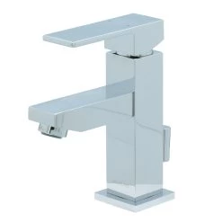 Aqualino Panaro éénhendel Wastafelkraan Met Lage Uitloop En Waste Chroom