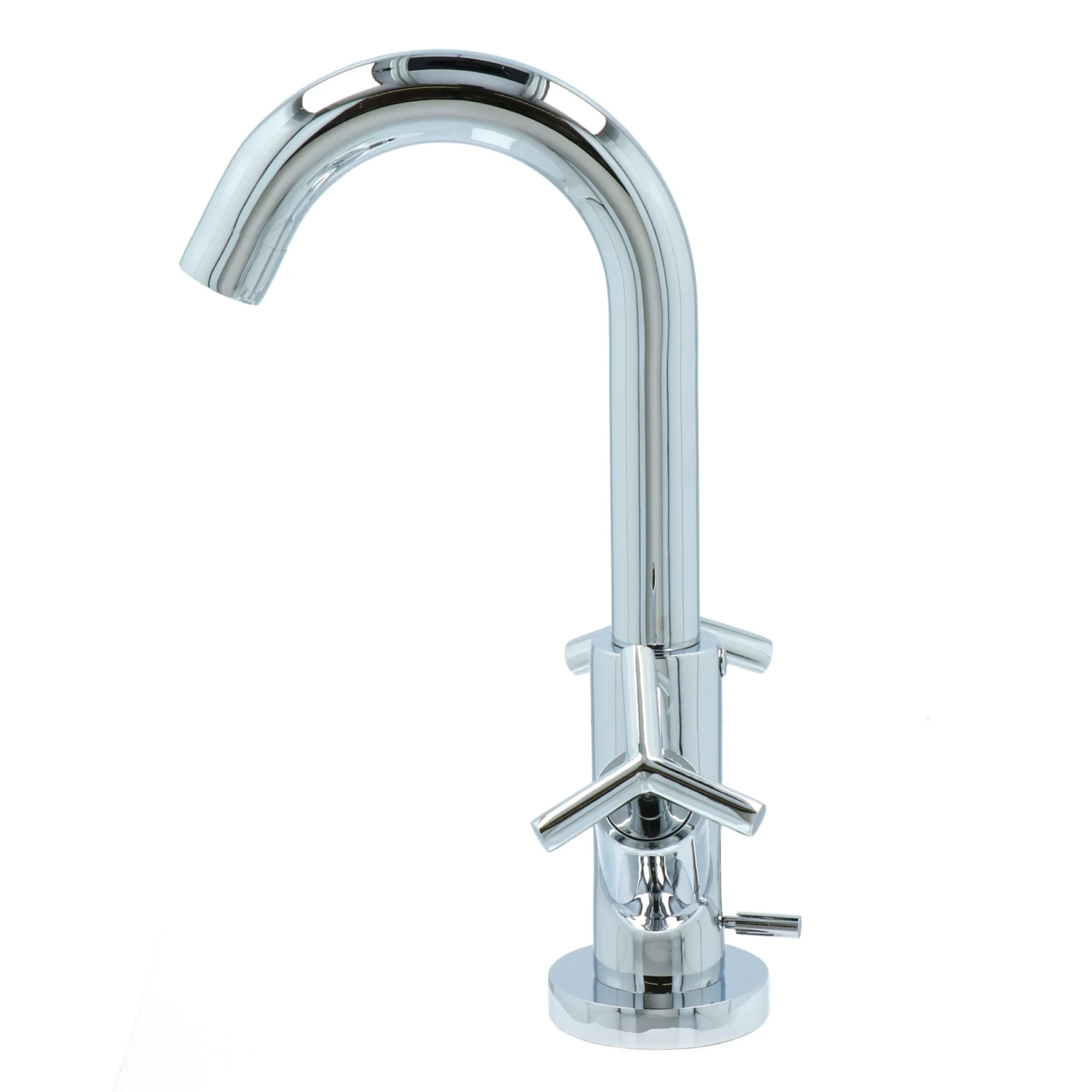 Absolut Post 2-knops Wastafelkraan Chroom - Afbeelding 2