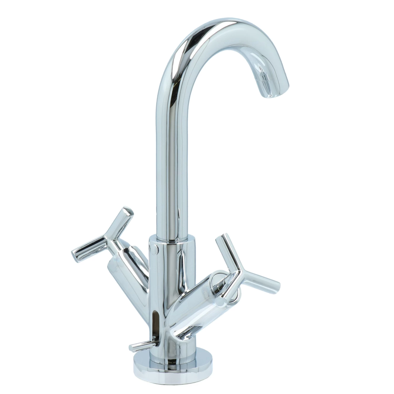 Absolut Post 2-knops Wastafelkraan Chroom - Afbeelding 5