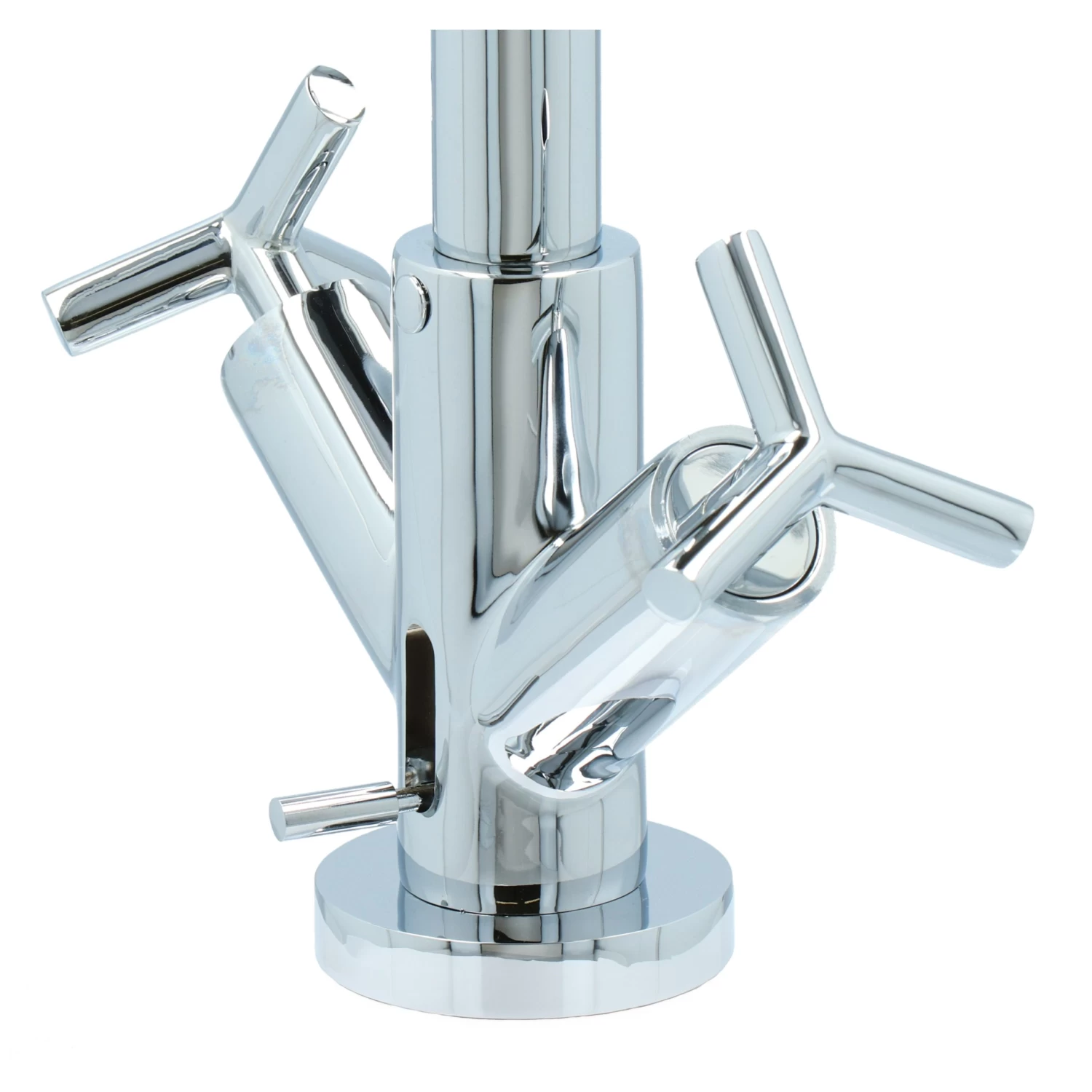 Absolut Post 2-knops Wastafelkraan Chroom - Afbeelding 10