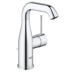 GROHE Essence M-size éénhendel Wastafelkraan Met Waste Chroom