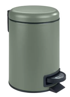 Wenko Afvalemmer Leman Donkergroen