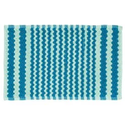 Sealskin Motif Badmat Aqua 50x80 Cm