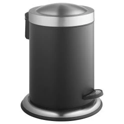 Atlantic Pedaalemmer 5 Liter RVS/Zwart