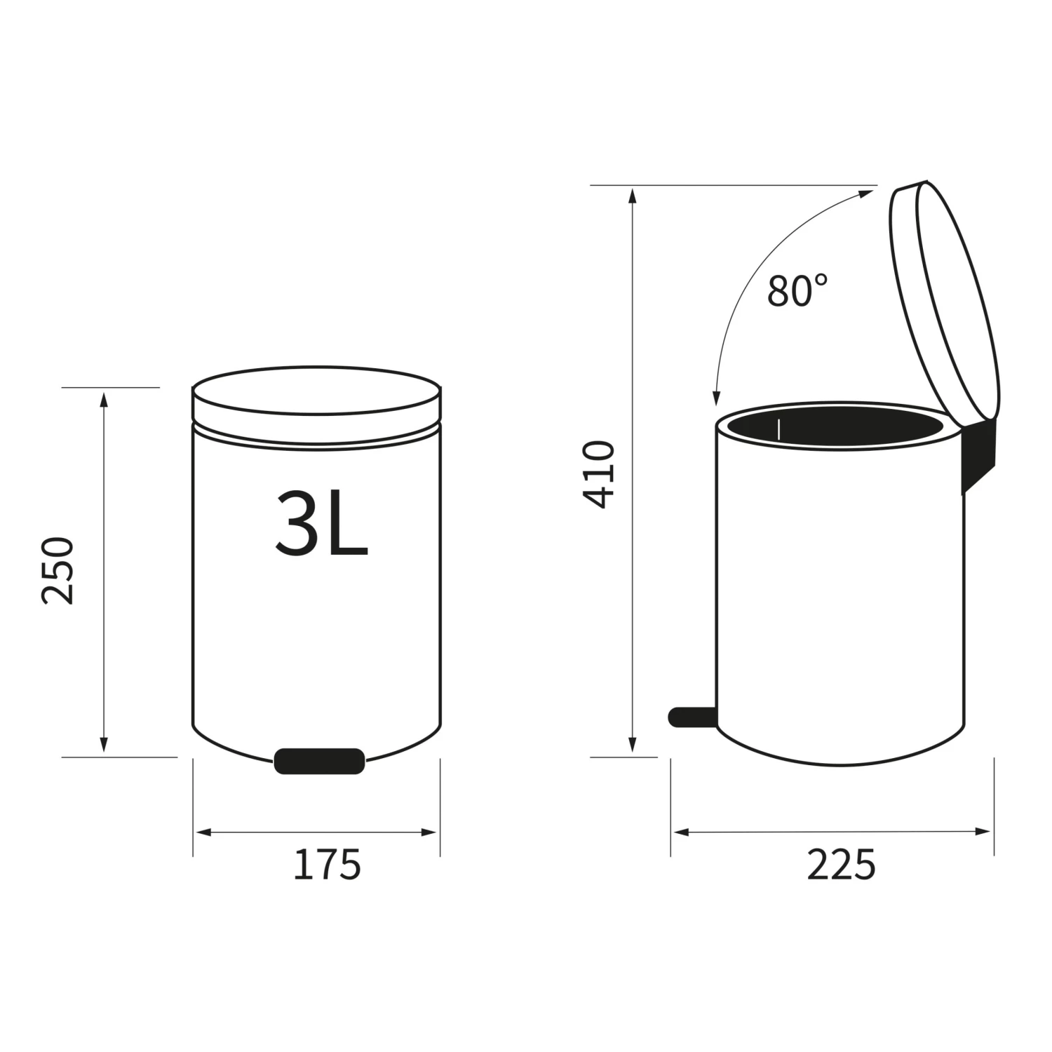 Sealskin Pedaalemmer Industrial RVS - Afbeelding 10
