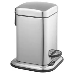 Atlantic Pedaalemmer Vierkant 3 Liter Chroom