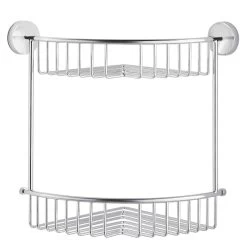 Handson Smart Dubbele Hoekkorf Groot Chroom