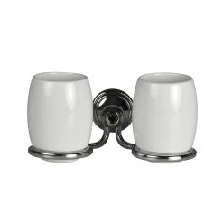 Haceka Allure Bekerhouder Dubbel Chroom