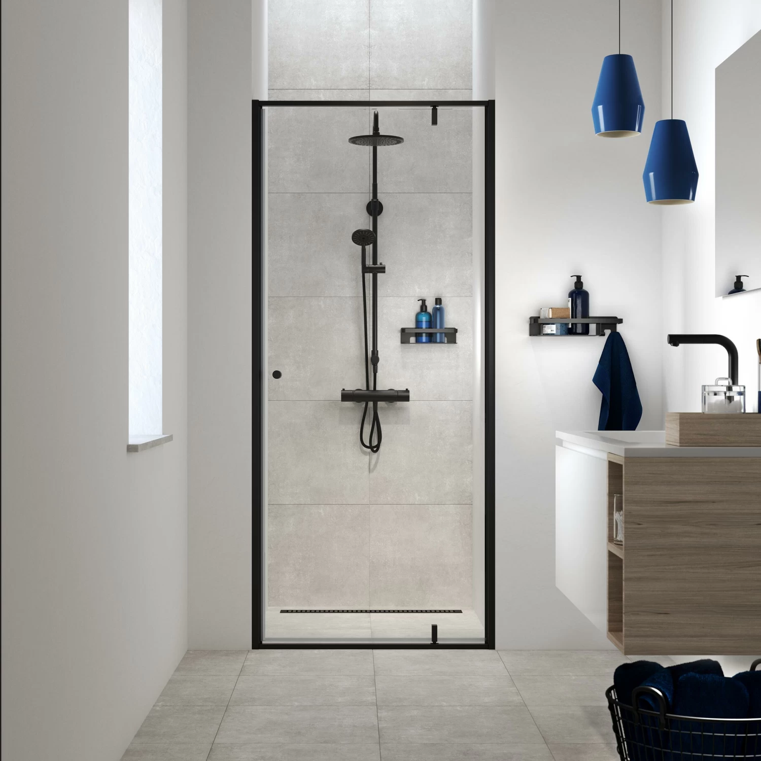 Tiger Douchemand Met Haak Caddy Zwart - Afbeelding 7