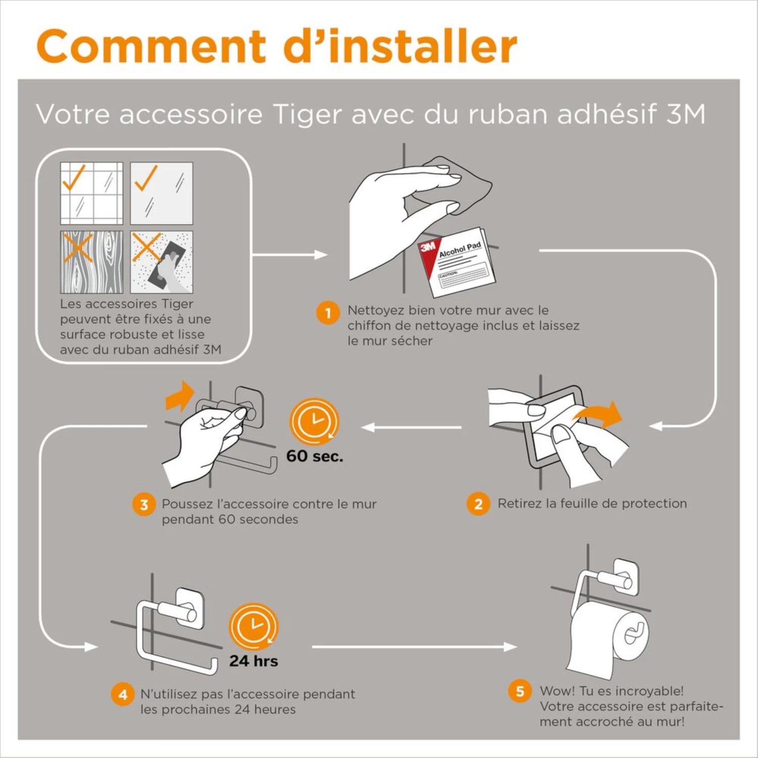 Tiger Planchet Colar 30 Cm RVS - Afbeelding 9