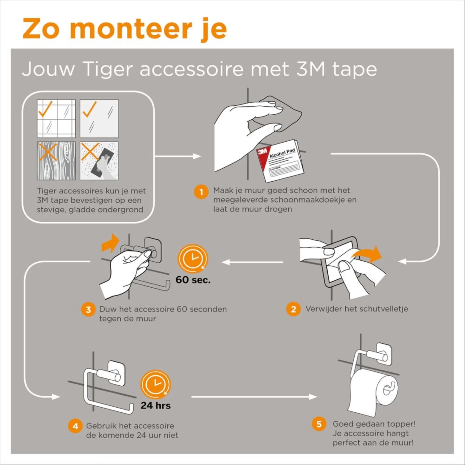 Tiger Colar Toiletrolhouder Chroom - Afbeelding 8