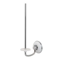 Tiger Ivy Reserverolhouder Chroom/wit Hangend