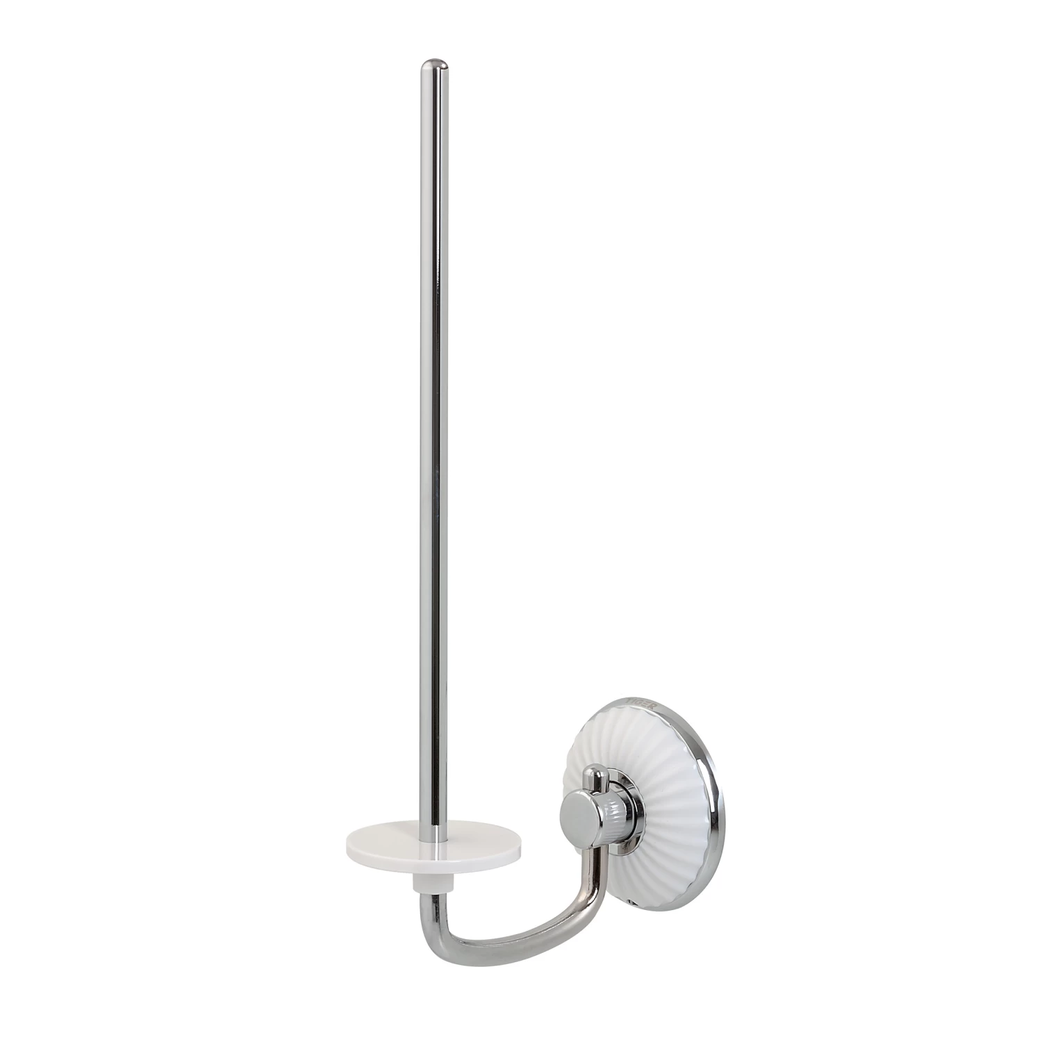 Tiger Ivy Reserverolhouder Chroom/wit Hangend