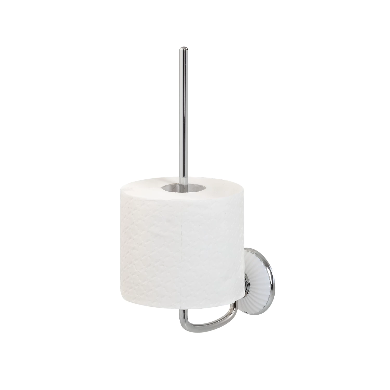 Tiger Ivy Reserverolhouder Chroom/wit Hangend - Afbeelding 2