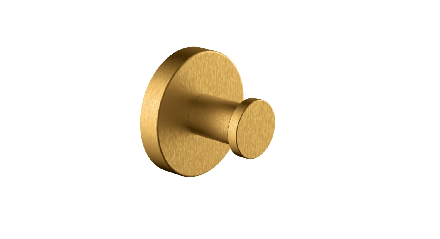 Marho Handdoekhaak Luxor Groot Geborsteld Messing