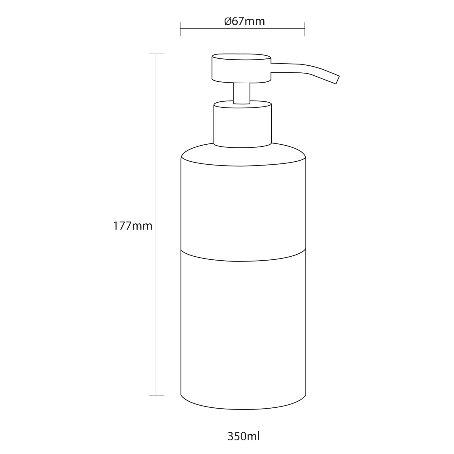 Sealskin Doppio Zeepdispenser Bruin - Afbeelding 7