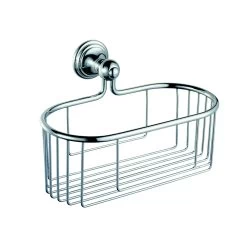 Haceka Allure Flacon-/sponshouder Chroom