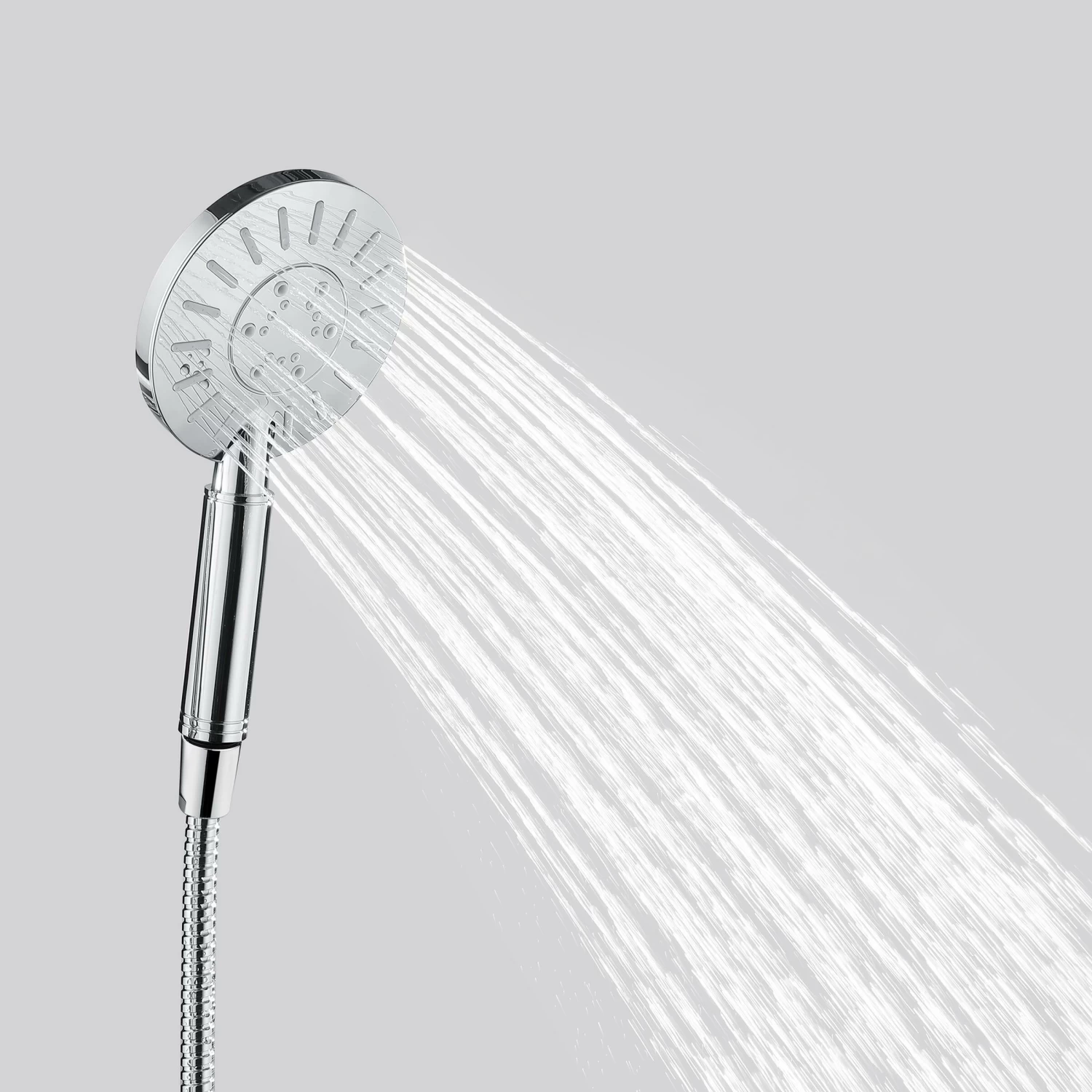 Tiger Regendoucheset Akcent Met Kraan Chroom - Afbeelding 4