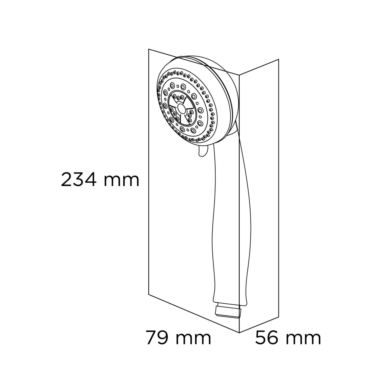 Tiger Trento Handdouche Chroom - Afbeelding 6