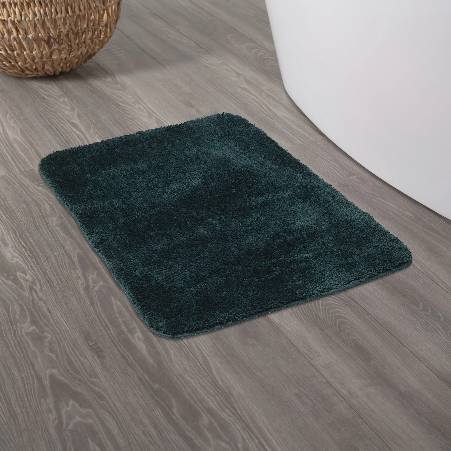Sealskin Badmat Angora 60x90cm Donkergroen - Afbeelding 4