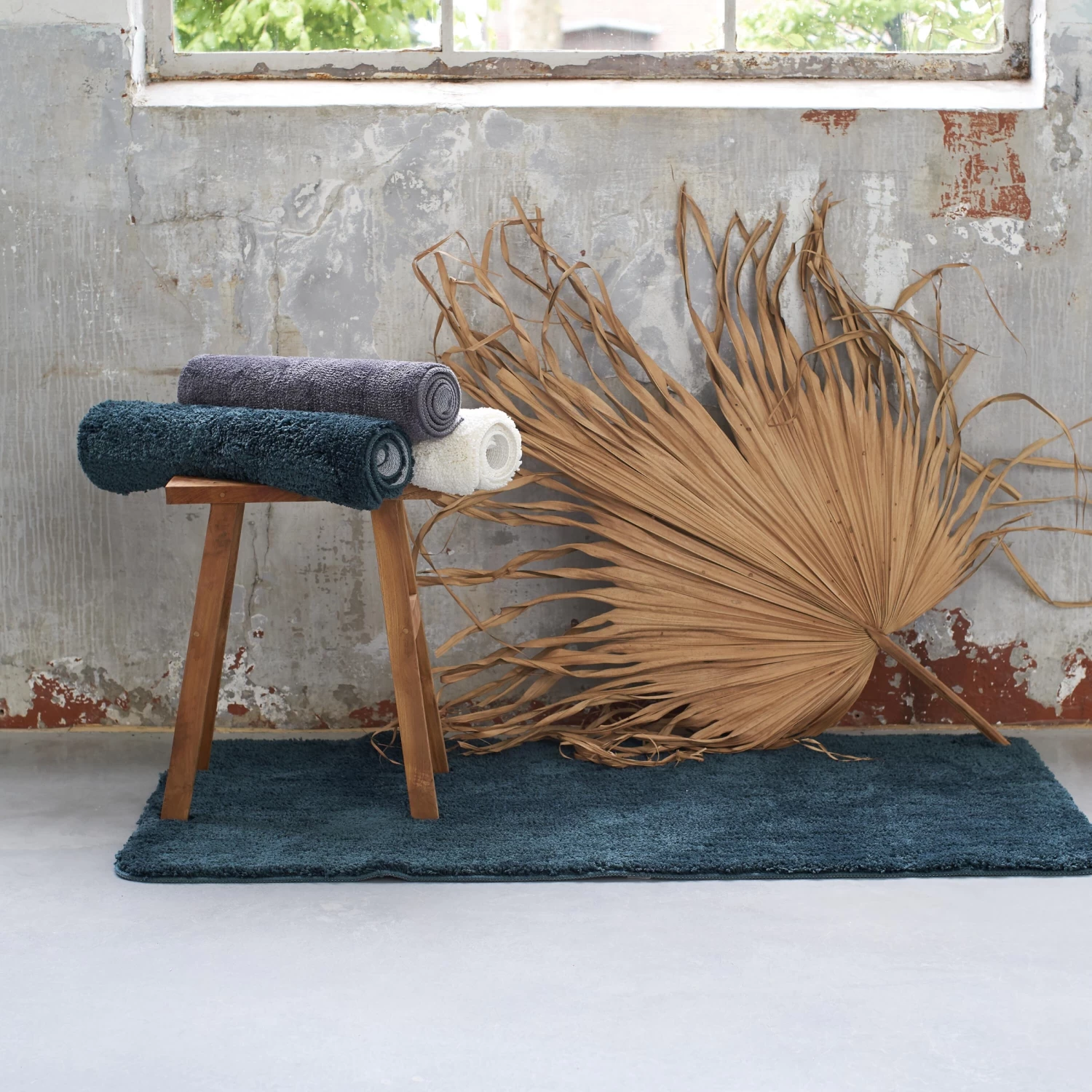 Sealskin Badmat Angora 60x90cm Donkergroen - Afbeelding 5