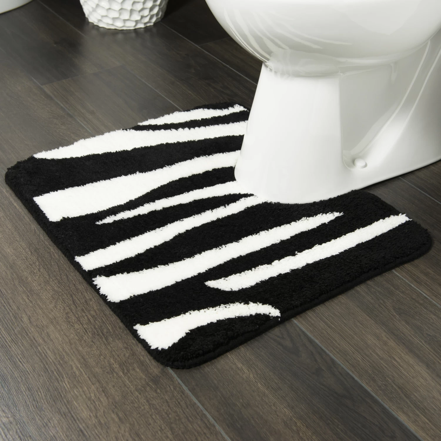 Sealskin Safari Toiletmat 600 X 500mm Zwart - Afbeelding 2