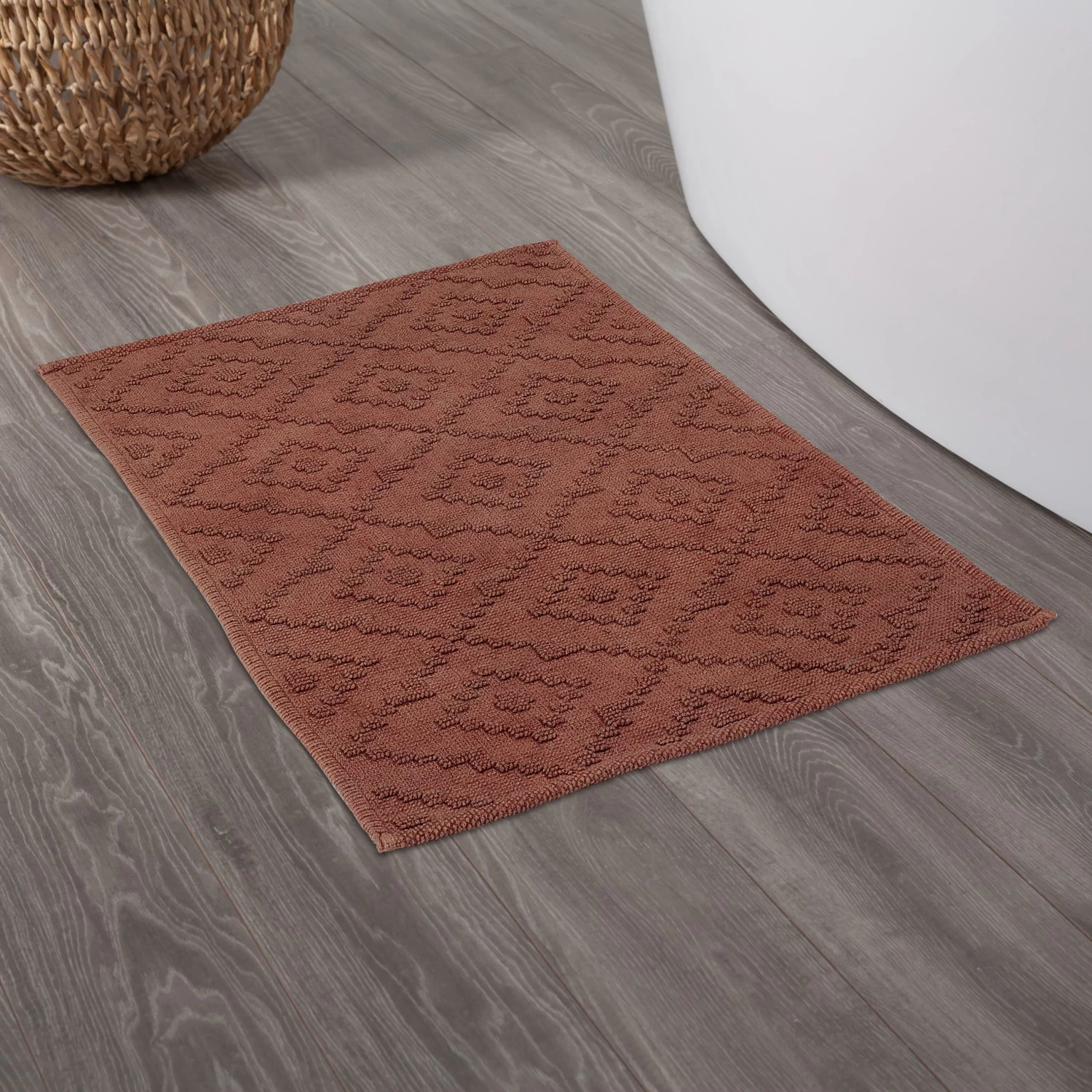 Sealskin Badmat Aztec 60x90cm Donkerroze - Afbeelding 4