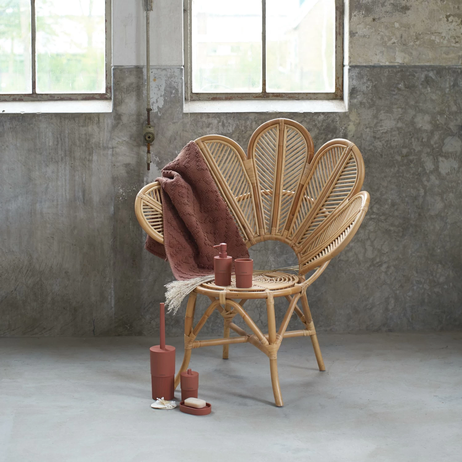 Sealskin Badmat Aztec 60x90cm Donkerroze - Afbeelding 7