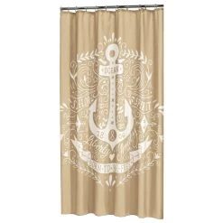 Sealskin Douchegordijn Anchor 180x200cm Zand