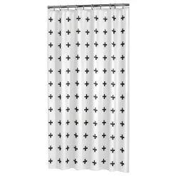 Sealskin Douchegordijn Signes 180x200cm Zwart