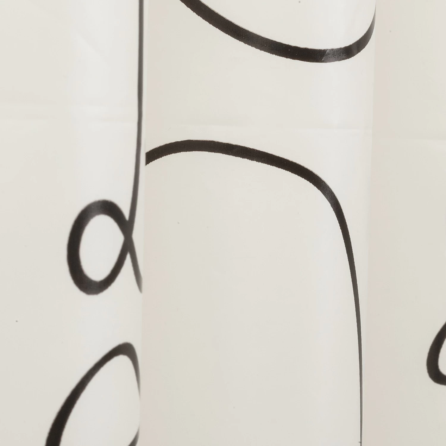 Sealskin Douchegordijn Mind 180x200cm Zwart/wit - Afbeelding 4