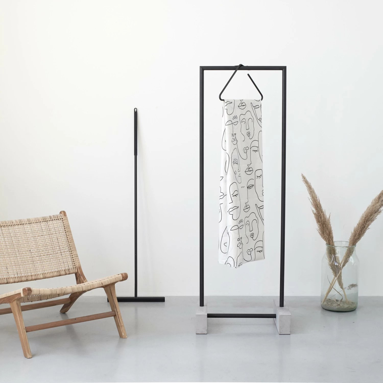 Sealskin Douchegordijn Mind 180x200cm Zwart/wit - Afbeelding 7