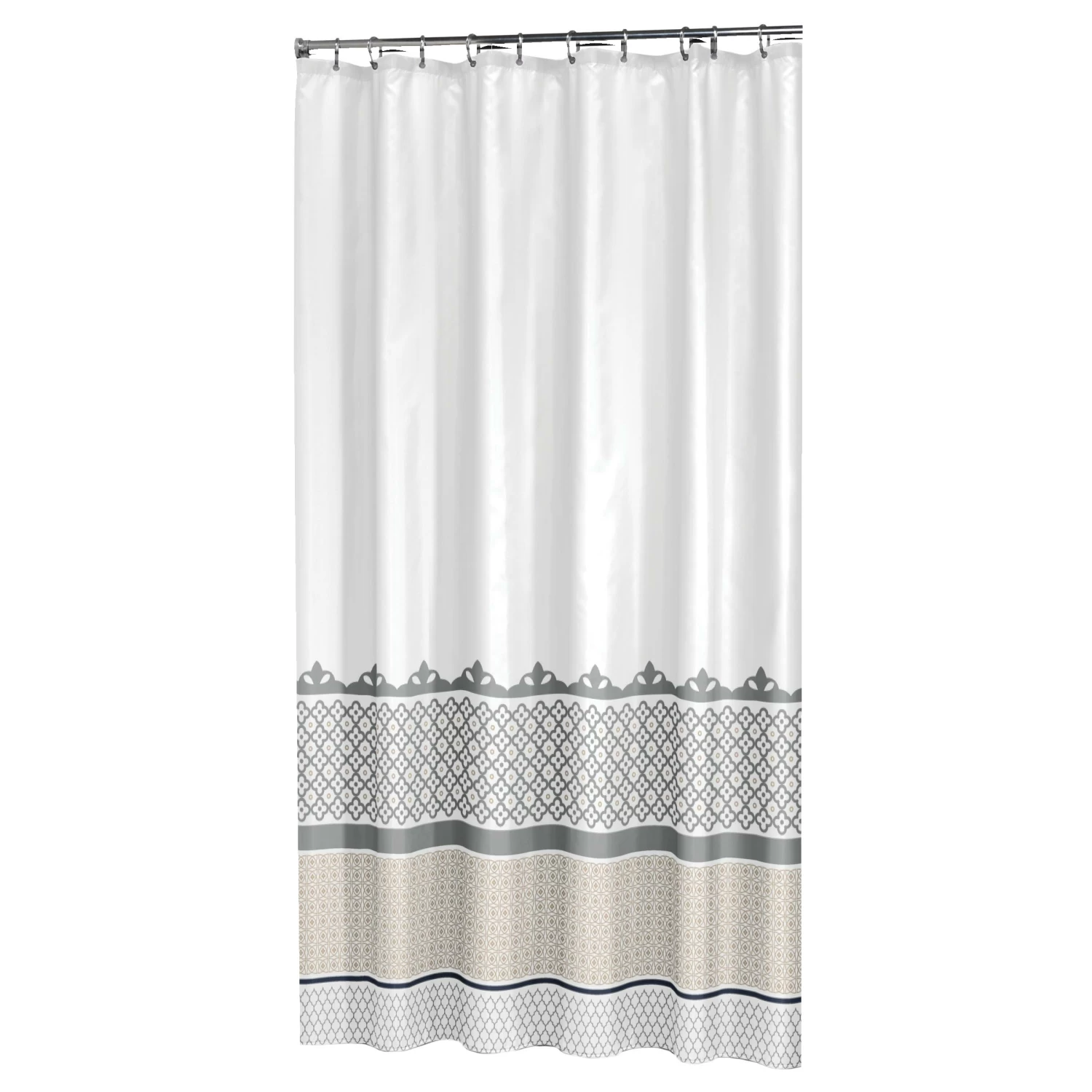 Sealskin Marrakech Douchegordijn Textiel 180x200 Cm Zilver