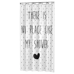 Sealskin Lyrics Textiel Douchegordijn Zwart 180x200 Cm