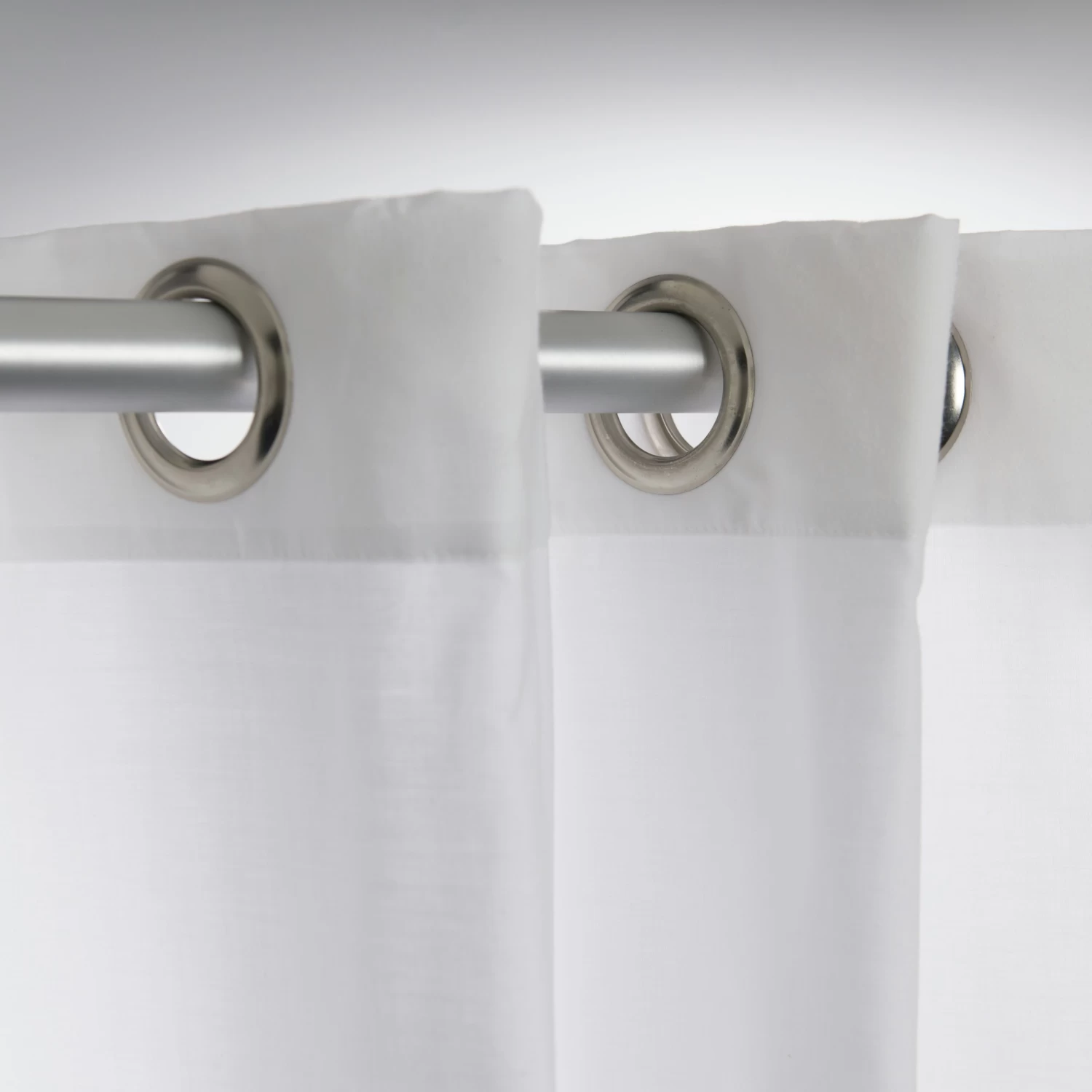 Sealskin Douchegordijn Coloris Textiel White 180x200 Cm - Afbeelding 3