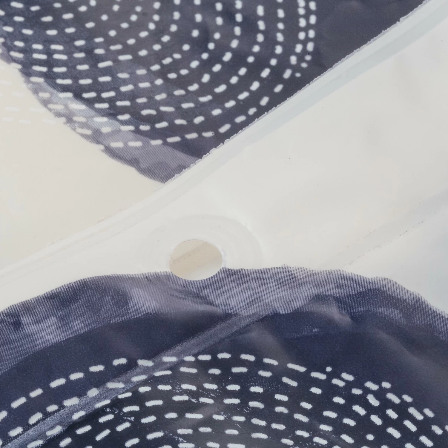 Sealskin Douchegordijn Mood 180x200cm Blauw/wit - Afbeelding 6