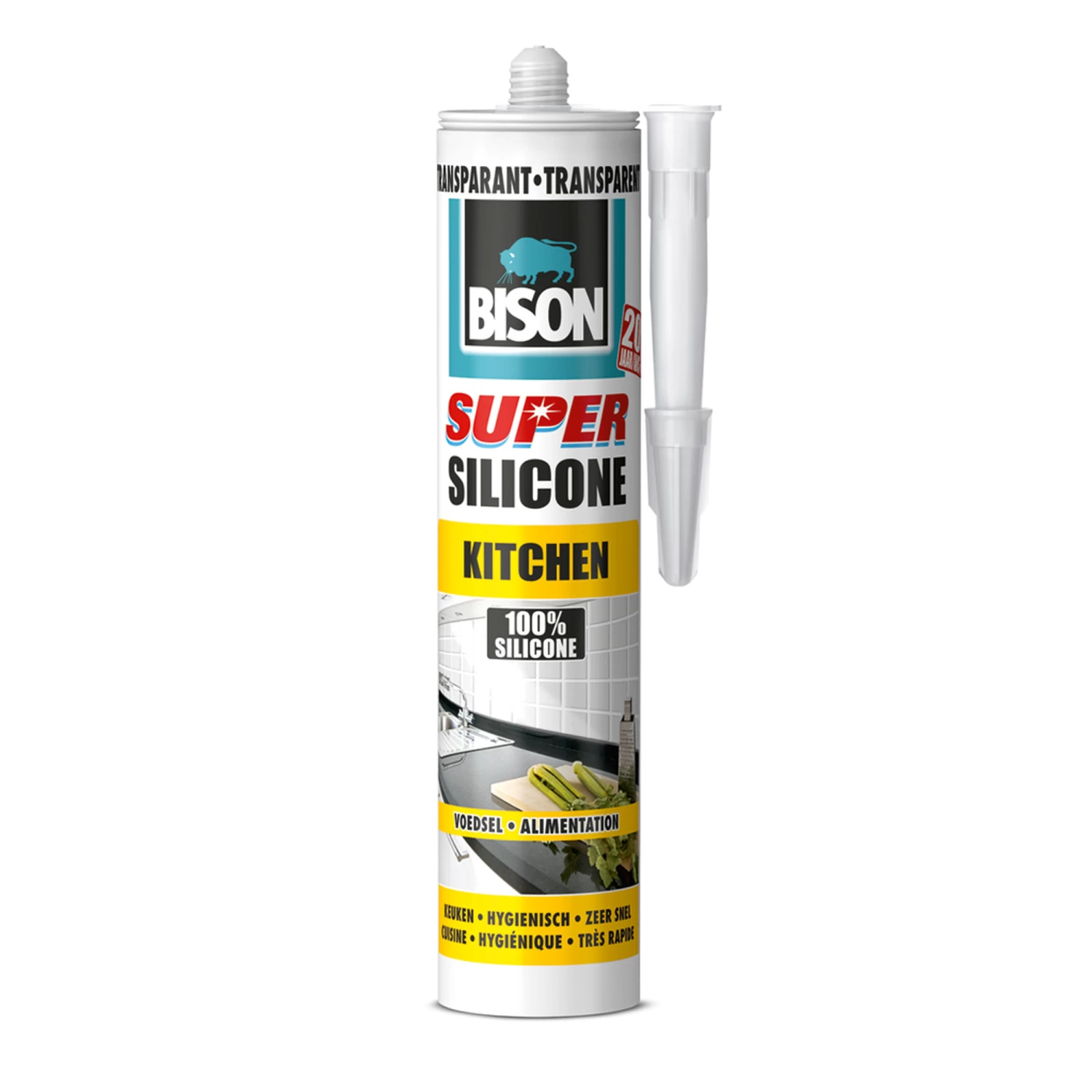 Bison Super Silicone Kitchen Transparant Koker 300 Ml
