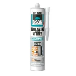 Bison Beglazingskit Wit Koker 290 Ml