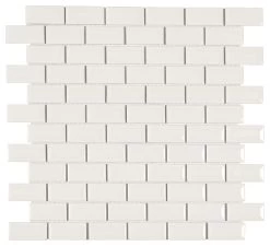 Mozaïektegel Mini Metro Wit 32,2x29,8 Cm 4 Stuks