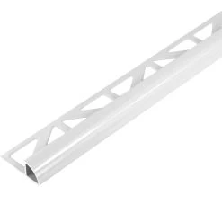 Tegelprofiel Kwartrond Aluminium Wit 10 Mm 300 Cm
